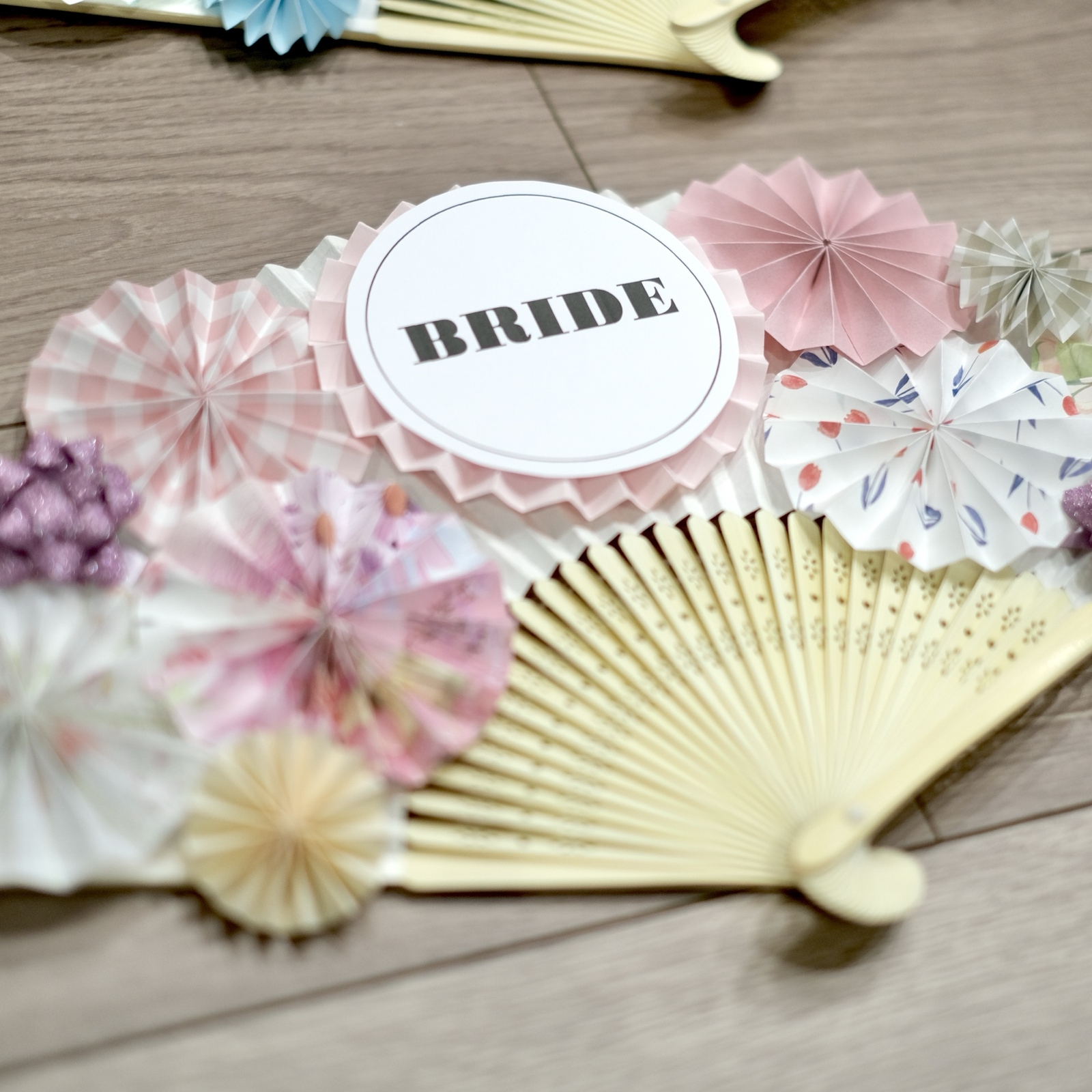 文字が選べる》扇子プロップス ♡ 結婚式 前撮りアイテム ウェディング