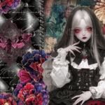 デザインペーパー CORE DOLL 両面デザインペーパー　コラージュシート