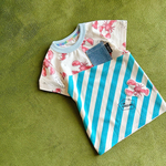 100cm🦐🦀エビカニ切替Tシャツ