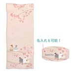 名入れ可！文鳥さんタオル(桜)
