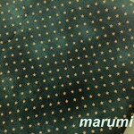 110×10★クリスマス・星柄★濃い緑色