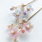 桜の枝　かんざし　 ヘアアクセサリー　髪飾り　簪　桜　