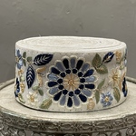 [実物のお色味と違う場合があります] インド刺繍リボン　花　インド刺繍　スパンコール　刺繍リボン　リボン　りぼん　※10月8日よりゆうパケットにて発送