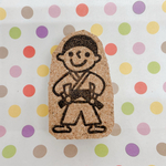 柔道はんこ（坊主頭）