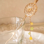 【送料無料】夏！浴衣♡！菊×こんぺいとうかんざし♡