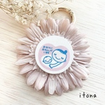 【再販】当店お気に入り登録No.1☆マタニティマーク♡ピンク×リバティ♡ ギフトにもお選びいただいています♫