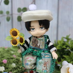 ひまわりの花束（オビツ11サイズ）　布花