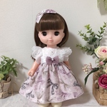 ソランちゃん　メルちゃん＊リボン柄ワンピース🎀ピンク