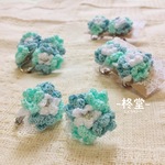 人魚の花束イヤリング