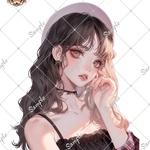 オリジナル人物ステッカー