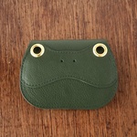 『コ・チャッピー』モスグリーン　かえるのミニウォレット　　財布　コンパクト