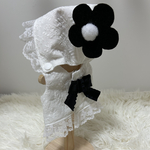 お花畑シリーズ・レースブラックリボン