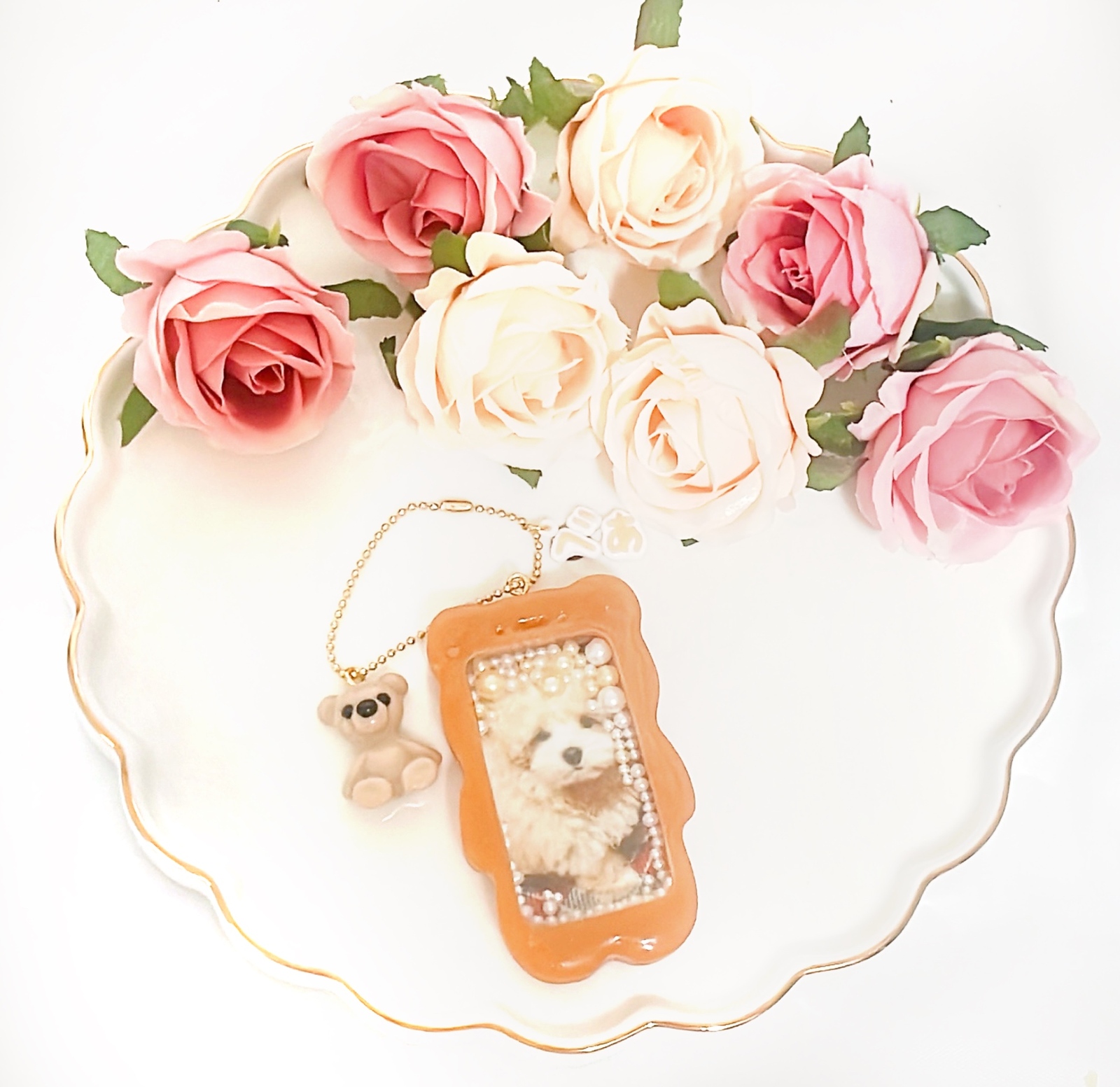 オーダーメイド〛 写真入りシャカシャカレジンキーホルダー