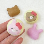 ぷっくりマグネット🐰🐻４個セット