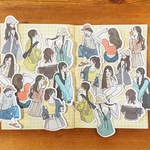 ⭐︎新作⭐︎【May2024】女の子のフレークシール