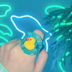 🫧🐥ぷかぷかアヒルさんリング🐥🛁