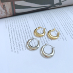 ゴールドのみ　K18コーティング　フープピアス　サージカルステンレス316L  シルバー　ゴールド　金属アレルギー対応