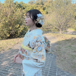 White×gold 髪飾り(金箔set)