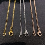 超極細☆喜平チェーン キヘイ ネックレスチェーン チェーンのみ ステンレス ゴールド シルバー ハンドメイド