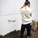 再41販:)大人用☆素材を楽しむサルエルパンツ☆