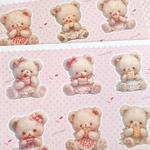 A4サイズコラージュペーパー♡sweet teddy bear