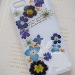 iphone5/5s　押し花ケース【#117】