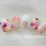 blanche★ジェルネイル★パンジーネイル