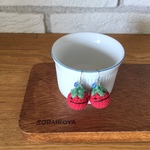 野菜の仲間たち  トマトくんピアス 〜ブルーメノウ〜