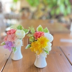 『ゆらゆら揺れる虹色ほっこりハーバリウム』🌈誕生日プレゼント 出産祝い 結婚祝い ウェディング プチギフト 春 桜 つくし 菜の花 オレンジ くま プリザーブドフラワー