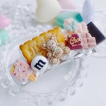 pastel  pink お菓子のヘアクリップ  