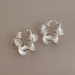 【ピアス】フープピアス　シルバーピアス　キャッチレスピアス　アクセサリーパーツ　ピアスパーツ