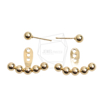 ERG-2678-G【1set】マルチボールピアス/Multi-ball Post Earrings