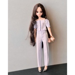リカちゃん　ブライス用（ピュアニーモ2エモーション Sのみ着用）上・下セット スカイブルー