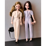 リカちゃん　ブライス用（ピュアニーモ2エモーション Sのみ着用）上・下セット　バニラ