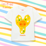 名入れ　名前入り　アルファベット キッズTシャツ（Y）
