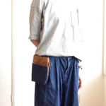 ベルトポーチ２　ツチ×コン　帆布