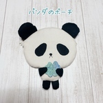 パンダポーチ クローバー付き