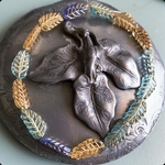 【1連15コセット】JIRI＊IVANA#czech beads#チェコビーズ　leaf15✖️7㍉ mixassort/bronze