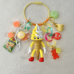 じゃらじゃらキーホルダー ソフトクリーム 蓄光石入り★ アイスクリーム