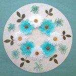 押し花セット①＜組み立てのお花＆レースフラワー＆バラリーフ＞