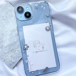 YN-20SL,【Flowerframe】,クリアハードケース 全機種対応 iPhone15 iPhone14 iPhone13 iPhone12,