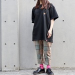 みろちゃん刺繍Tシャツ ブラック