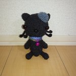 クロネコ君のあみぐるみ
