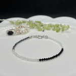 ＊クリスタルクォーツ＊オニキス＊テラヘルツ　パワーストーン　ブレスレット