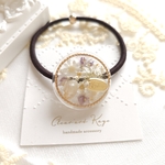 送料無料✩*.ﾟelegant×Flower ヘアゴム purple