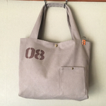 【再販】帆布☆大きめトートバッグ ◇モカ◇