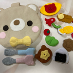 再販4 くまさんお弁当のボタン練習