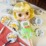○受注生産○Blythe outfit ꔛメロンメロンワンピースBꔛ♥supipi39