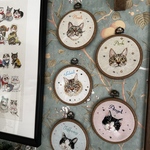 ねこフレーム★記念日やお誕生日にも★あなたのねこちゃんで作製しますCat embroidery frame