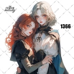 original sticker « no.1366»     //     人物ステッカー オリジナルステッカー オリジナル人物ステッカー ステッカー